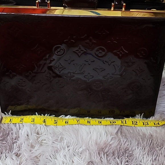 Authentic Louis Vuitton 0Monogram Vernis business handbag - Picture 7 of 8
